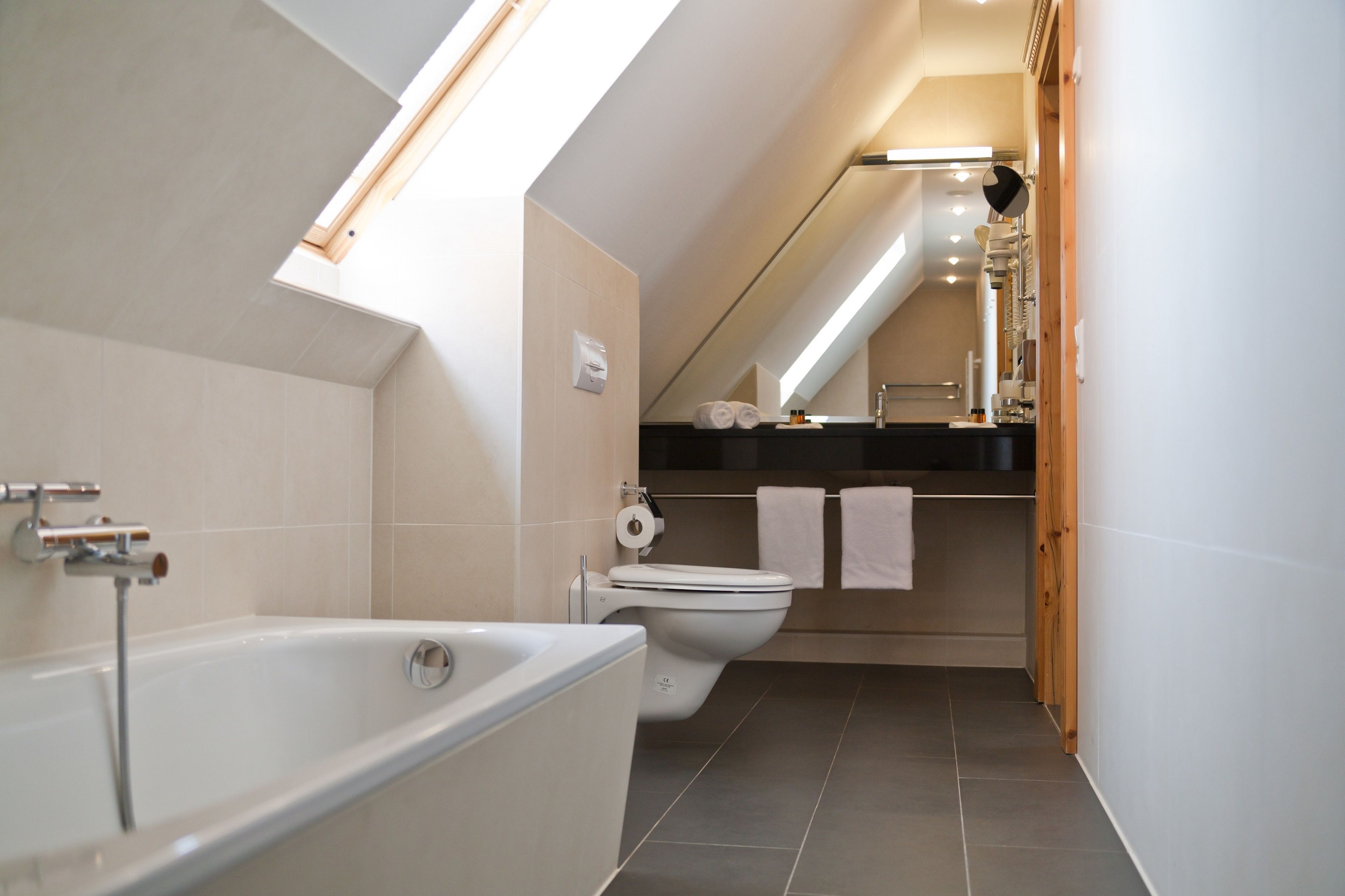 apartment | bathroom | free toiletries, hair dryer, bathrobes, slippers