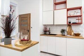 Private kitchen - City Lights Apartments - Bosacka (Kraków)