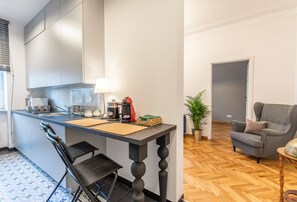 Apartament 1 Bedroom (Station Bosacka)  | Eget kjøkken | Kjøleskap, ovn, kokeplater og oppvaskmaskin