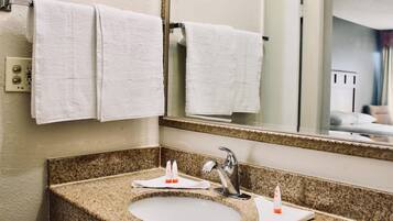 Free toiletries, towels