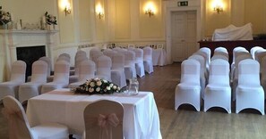 Innenbereich für Hochzeiten