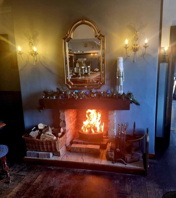 Fireplace - Blue Bell Hotel (Belford)