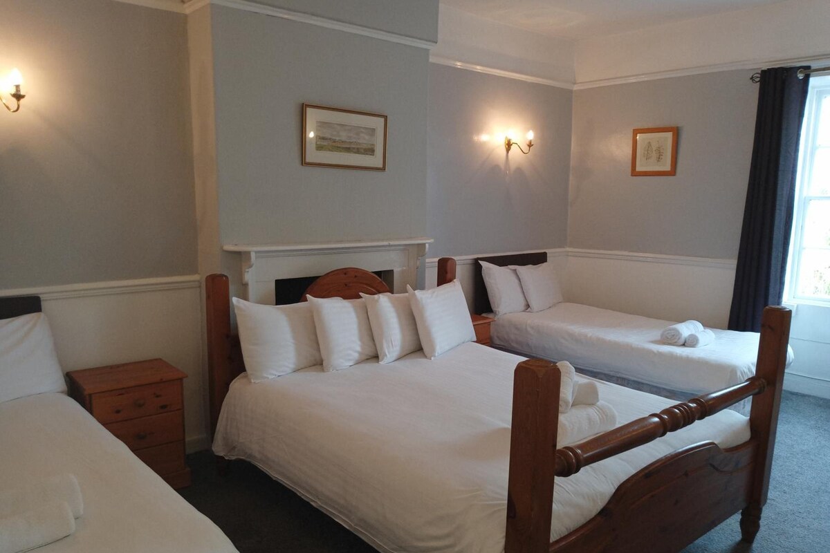 Desk, iron/ironing board, WiFi (free), bed sheets