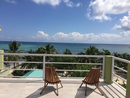 Uitzicht vanuit accommodatie