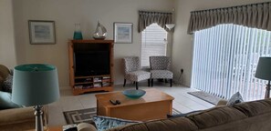 Smart TV, video game console, table football, ping pong