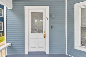 Exterior detail - After the Game Apt 1 - All Star Baseball Rentals (Oneonta)