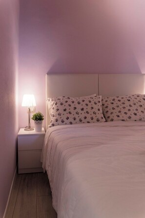 1 Schlafzimmer, schallisolierte Zimmer, Bügeleisen/Bügelbrett