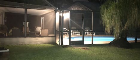 Una piscina riscaldata