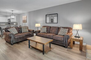 TV, fireplace, DVD player