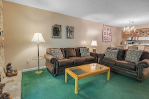 TV, fireplace, DVD player
