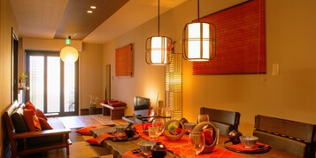 Family House, Multiple Beds, Non Smoking, Kitchen | Living area | 29-inch flat-screen TV with digital channels, TV, video-game console