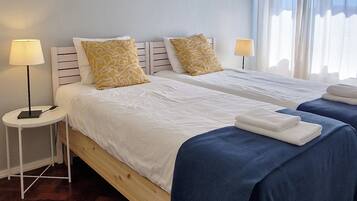 2 bedrooms, iron/ironing board, travel crib, free WiFi