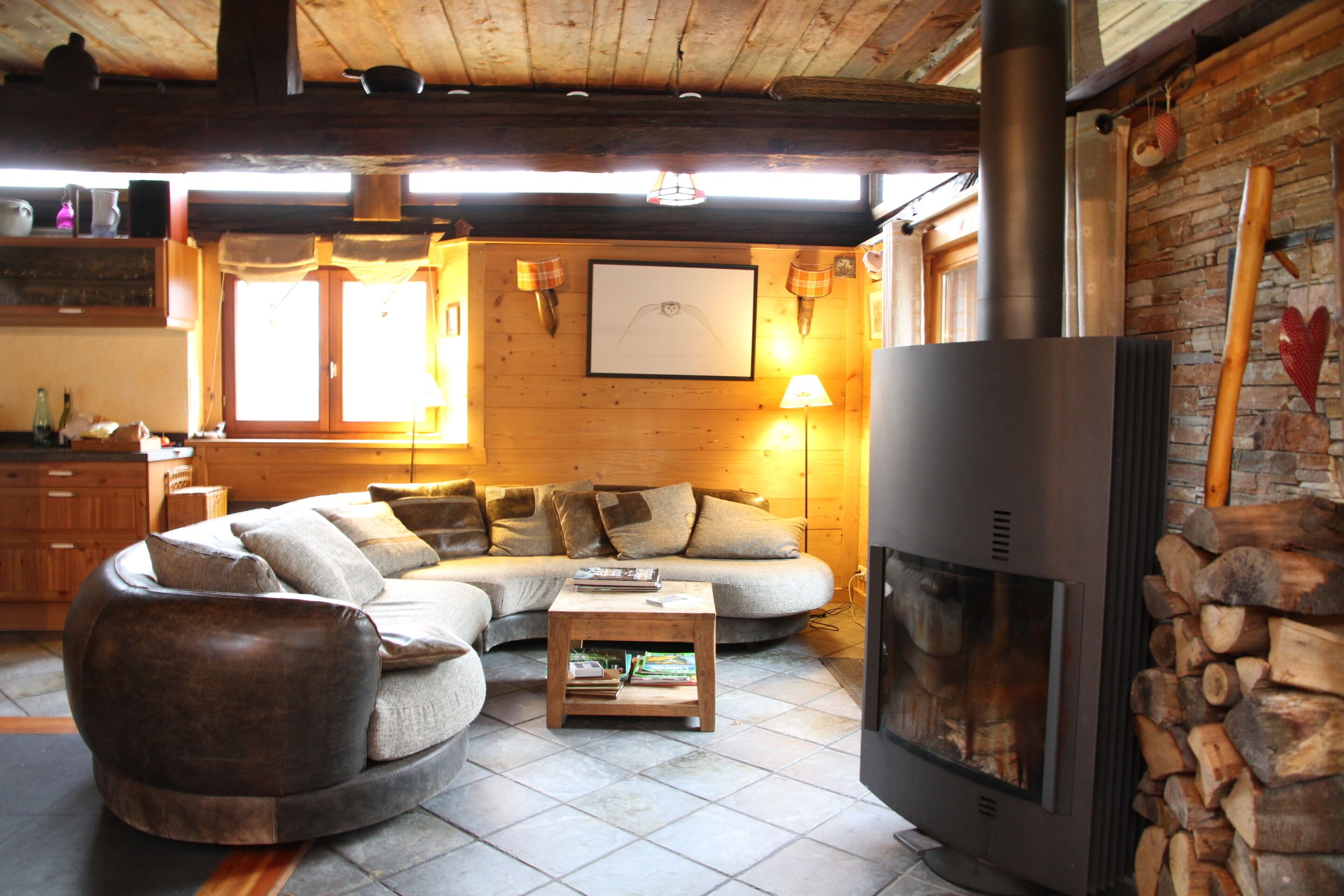 Berghütte-familie-ensuite Mit Bad-bergblick - Argentière