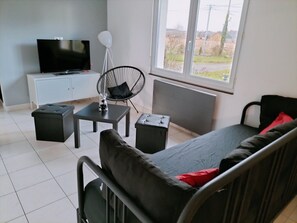 Televisor, llibres i estèreo 