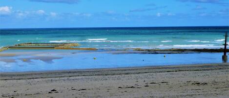 En la playa 