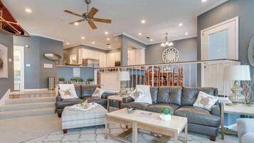 Téléviseur connecté, jeux vidéo, table de baby-foot, livres