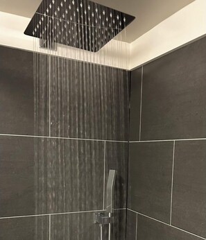 Duschwanne, Whirlpool, Haartrockner, Handtücher