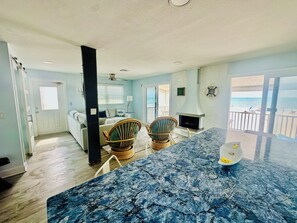 Interior - Directly on the beach. Newly remodeled Beachfront Bungalow. Awesome beach views (Indian Shores)