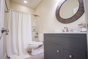 Hair dryer, towels