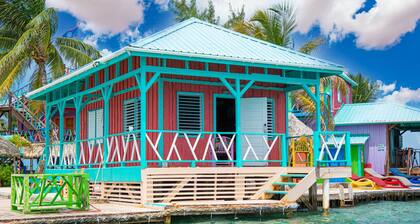 Red Snapper Overwater Cabana with Sunrise Views Belize