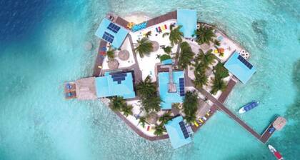 Red Snapper Overwater Cabana with Sunrise Views Belize