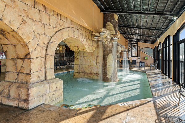 Indoor pool, a heated pool - Huge, 5-Star Gorgeous 3 Bed/3 Bath Oceanfront Condo AMAZING SUMMER DEALS!!! (Myrtle Beach)