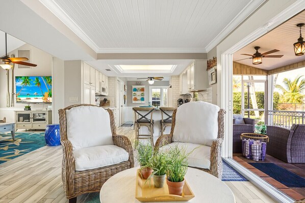 Smart TV, video games, DVD player, ping pong