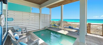 フレンチ・キス! ビーチフロントホームプライベートプール付き*