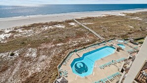 Indoor pool, a heated pool - Phoenix VII 71113 by ALBVR - Upgraded Beautiful Beachfront Condo Could be Yours! (Orange Beach)