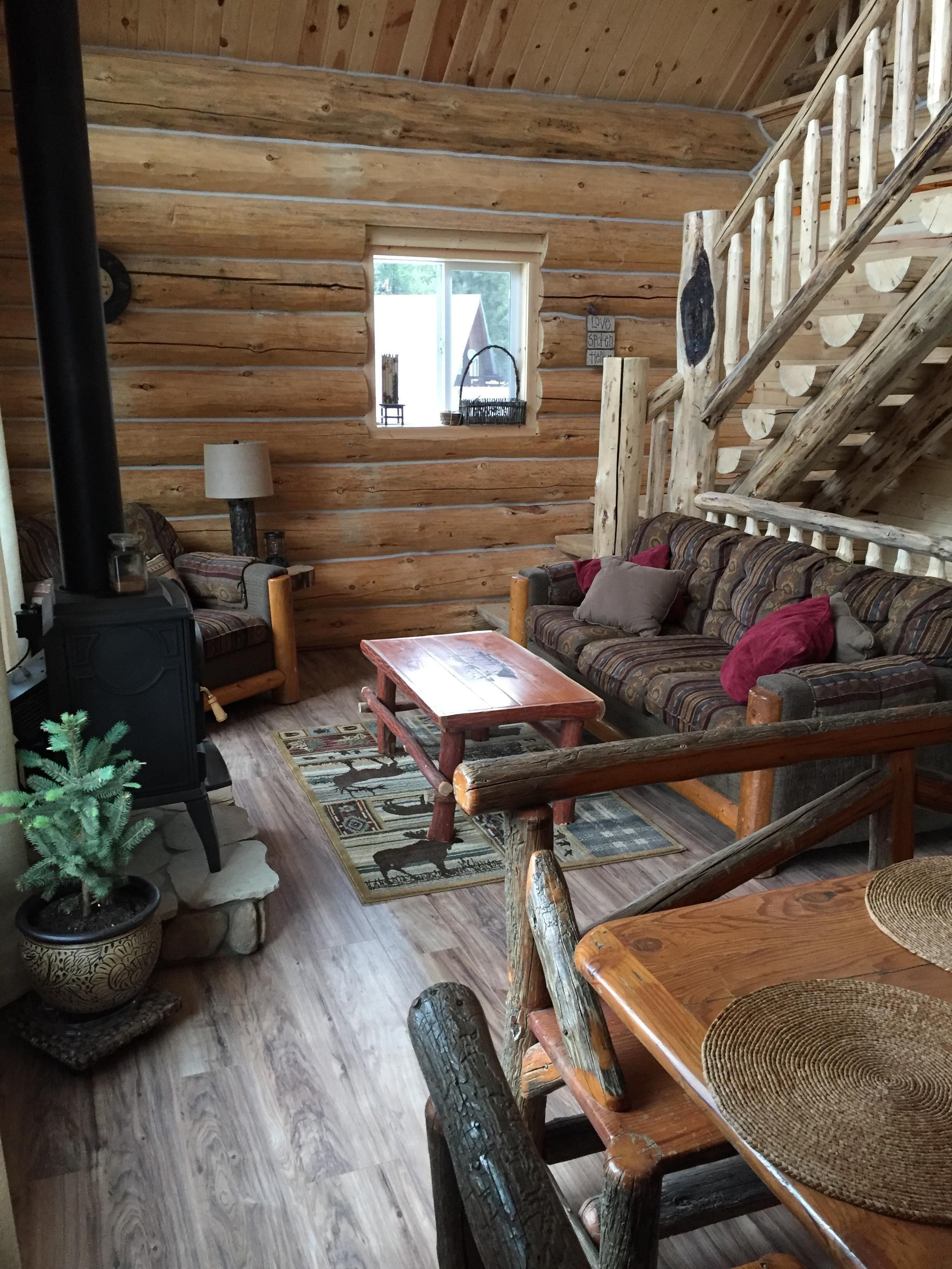 Smart TV, fireplace, DVD player, books