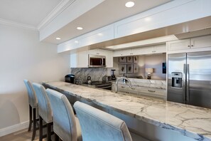 Fridge, microwave, oven, dishwasher - If You Love Having the BEST!!  Stunning Gulf Front Views- Luxury Condo! (Naples)