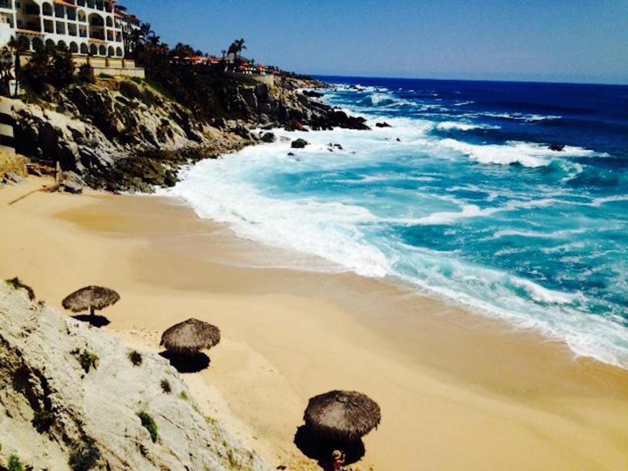 Sun-loungers, beach towels