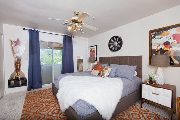 1 chambre, fer et planche à repasser, Wi-Fi, literie fournie