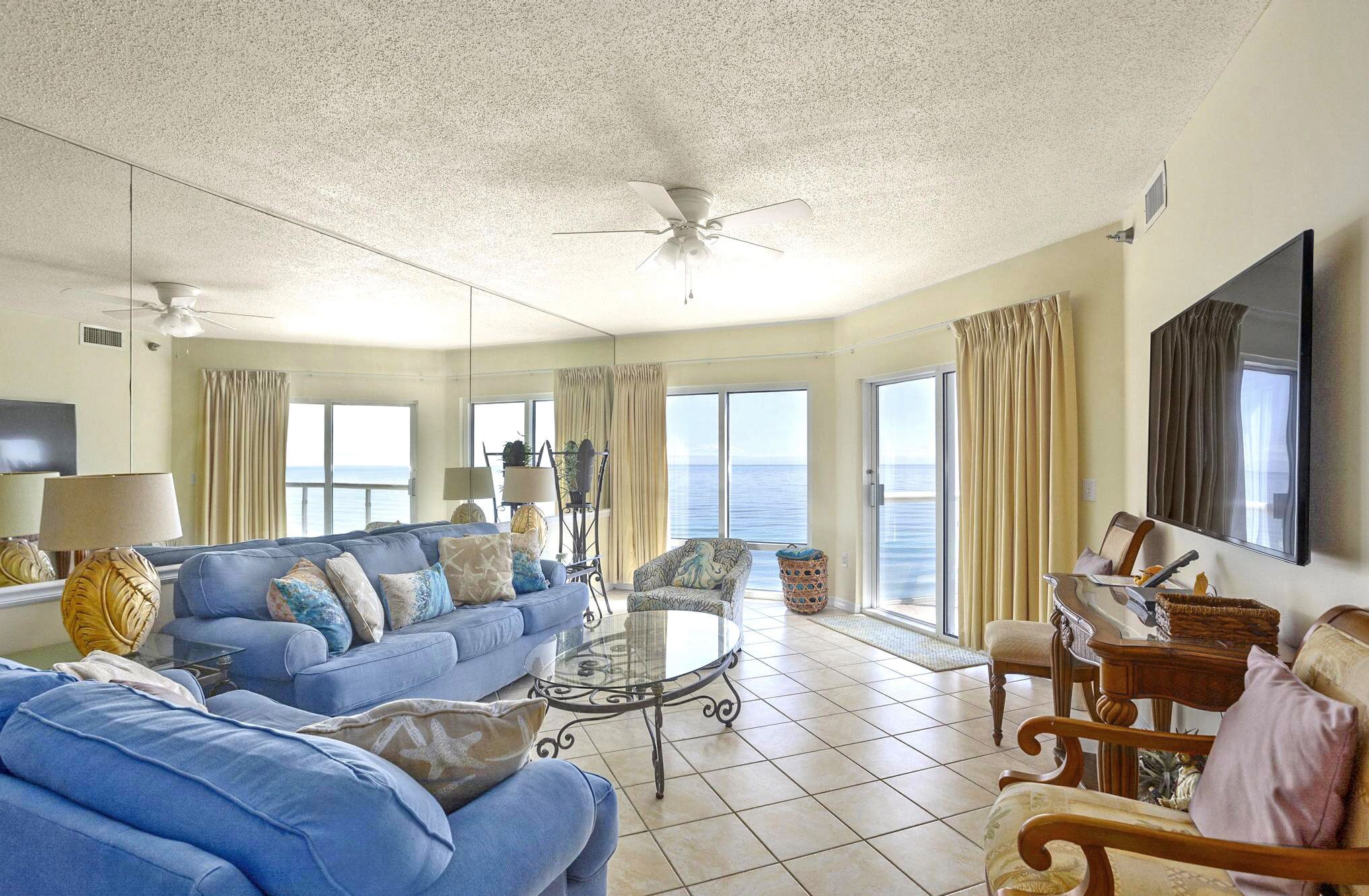 Picture Perfect Gulf Views | 2 Br Gf Condo | 2 Pools, Hot Tub, Fitness Center - Pensacola Beach, FL