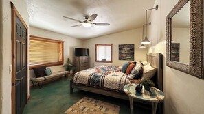 4 slaapkamers, een strijkplank/strijkijzer, reisbedje, gratis wifi