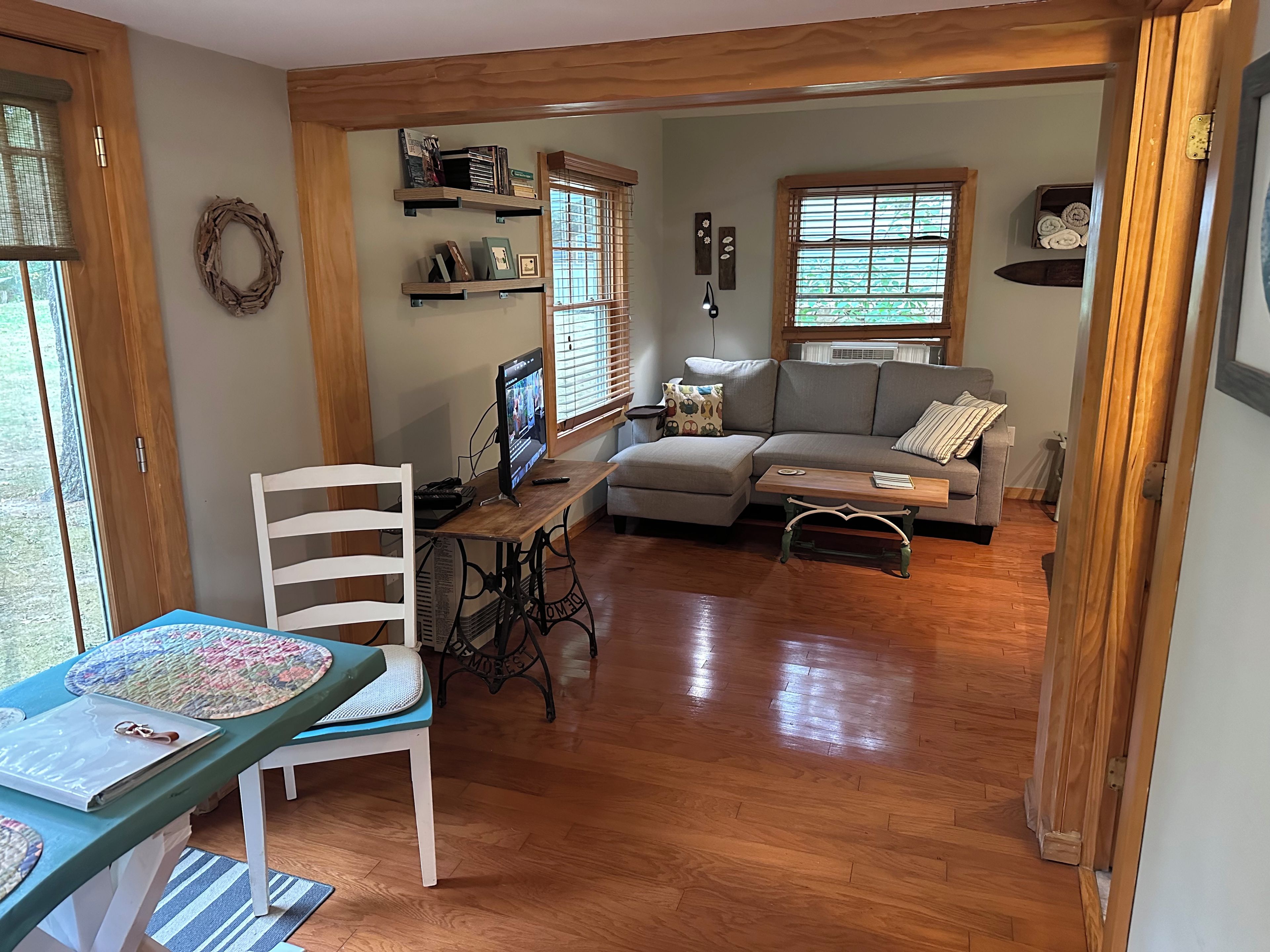 Smart TV, Netflix, DVD player, streaming services
