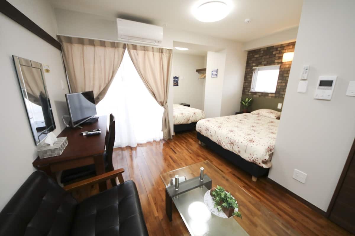 Desk, iron/ironing board, free WiFi, bed sheets