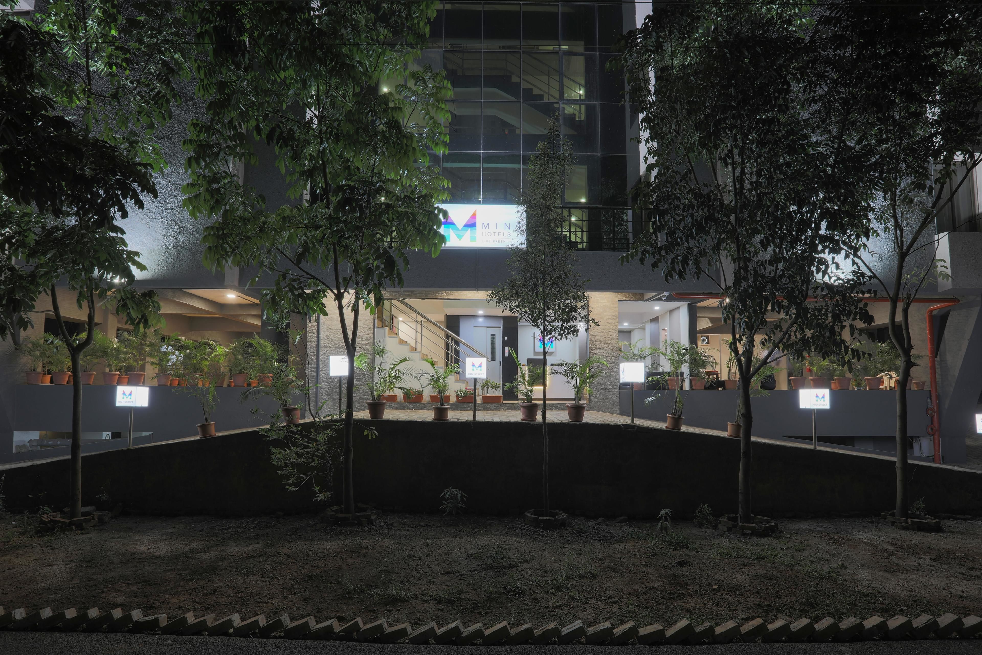 Front of property – evening/night