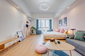 Blackout curtains, free WiFi, wheelchair access - Lavender Apartment -Wanda Branch (Guangzhou)