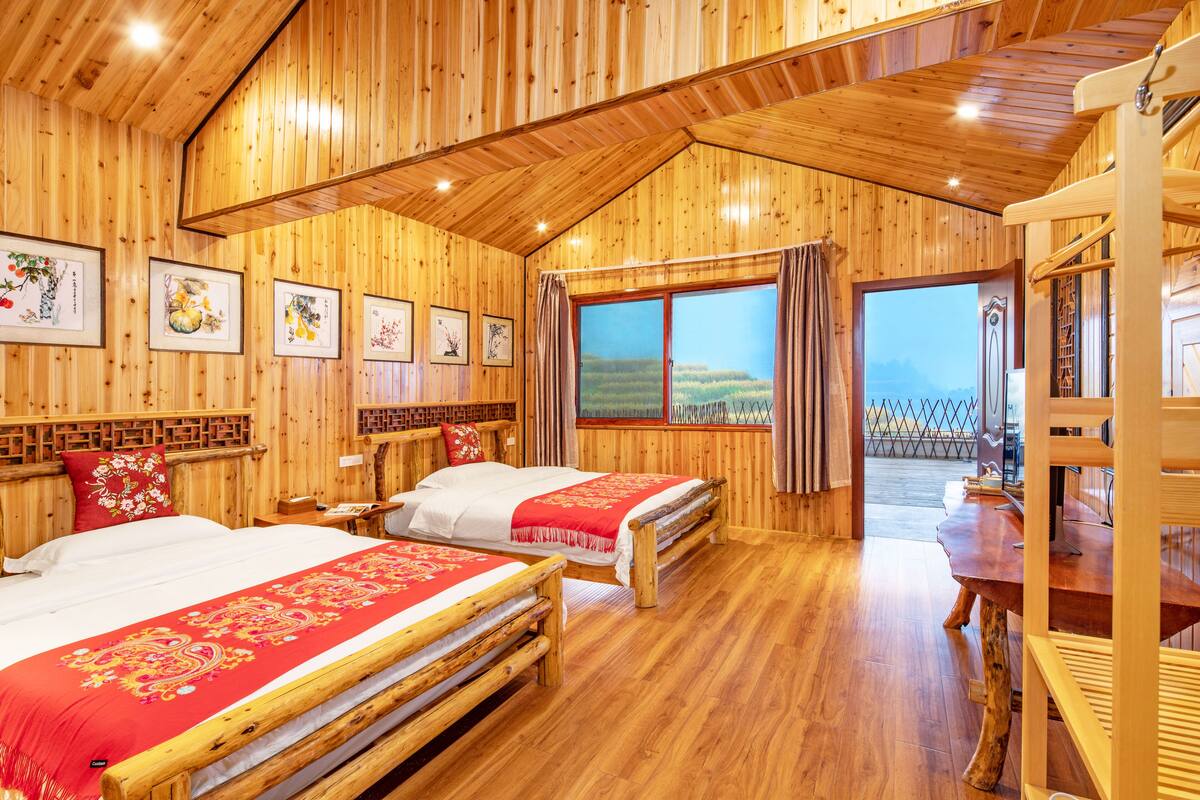 Roof Garden Twin Room | Desk, blackout curtains, soundproofing, free WiFi