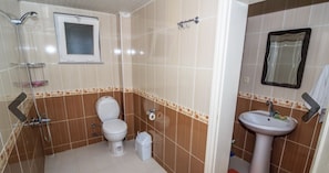 Ducha, secador de pelo, toallas