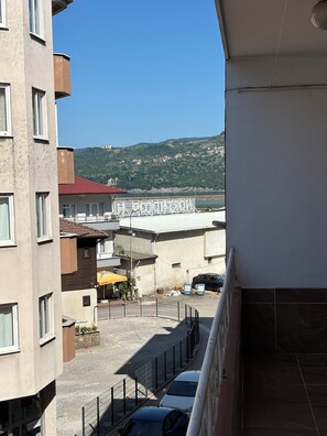 Façana frontal de l'allotjament