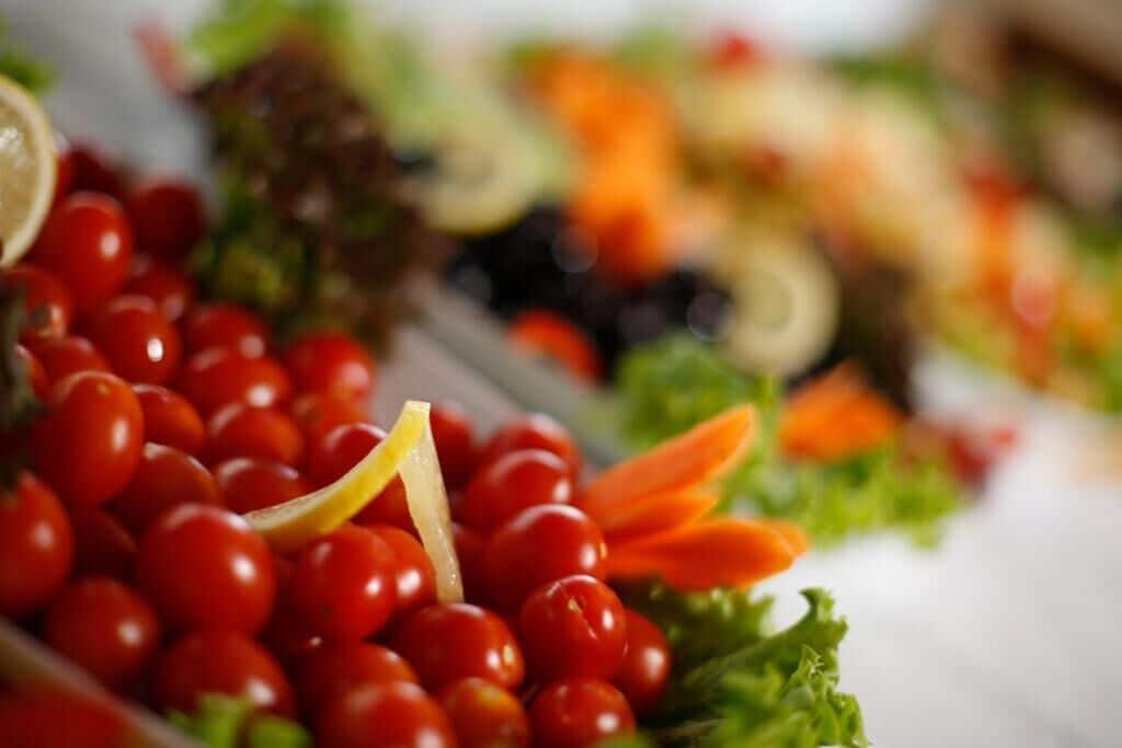 뷔페 아침 식사