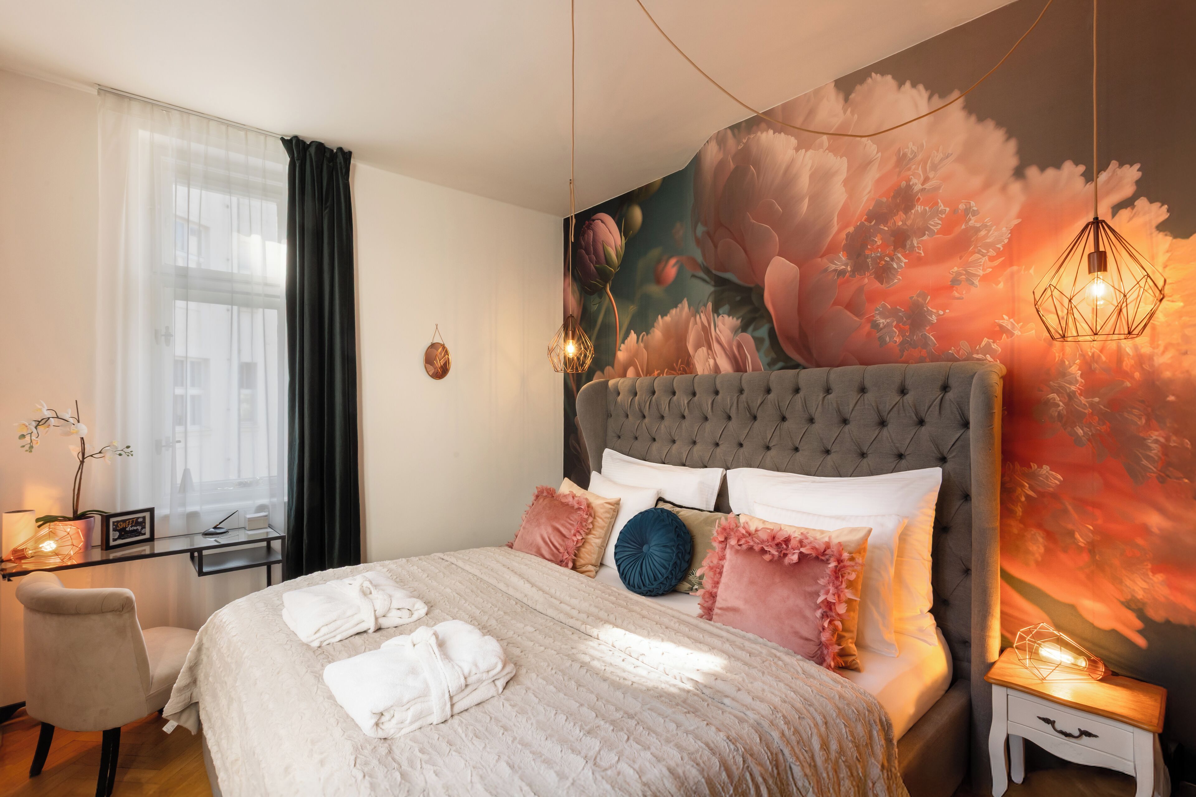 Luxe appartement, balkon | 1 slaapkamer, lakens van Egyptisch katoen, luxe beddengoed, donsdekens