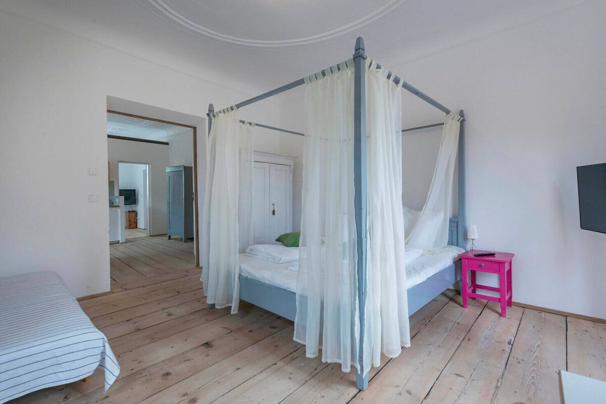 Comfort-sviitti, 2 makuuhuonetta, keittiö | Vauvansängyt, lisävuoteet, ilmainen Wi-Fi, yksilöllisesti kalustettu