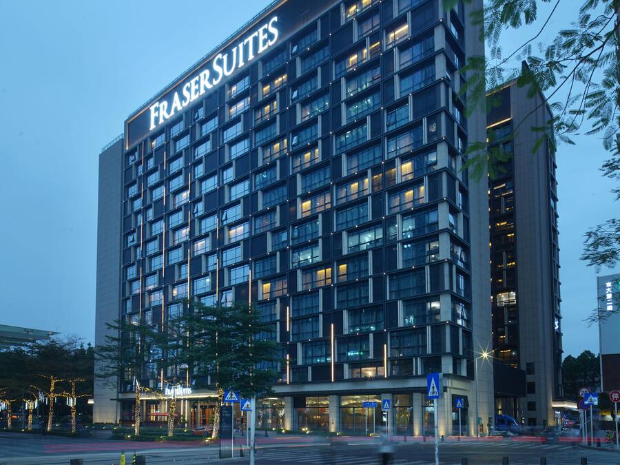 Majoituspaikan julkisivu