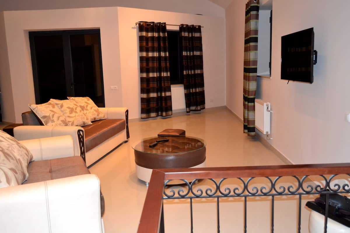 Deluxe Villa | Living room | Flat-screen TV, table tennis
