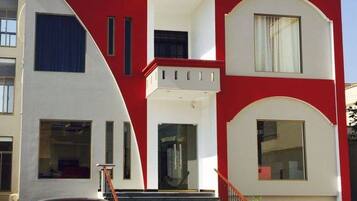 Fassade der Unterkunft