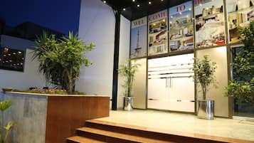 Entrée de l’hébergement