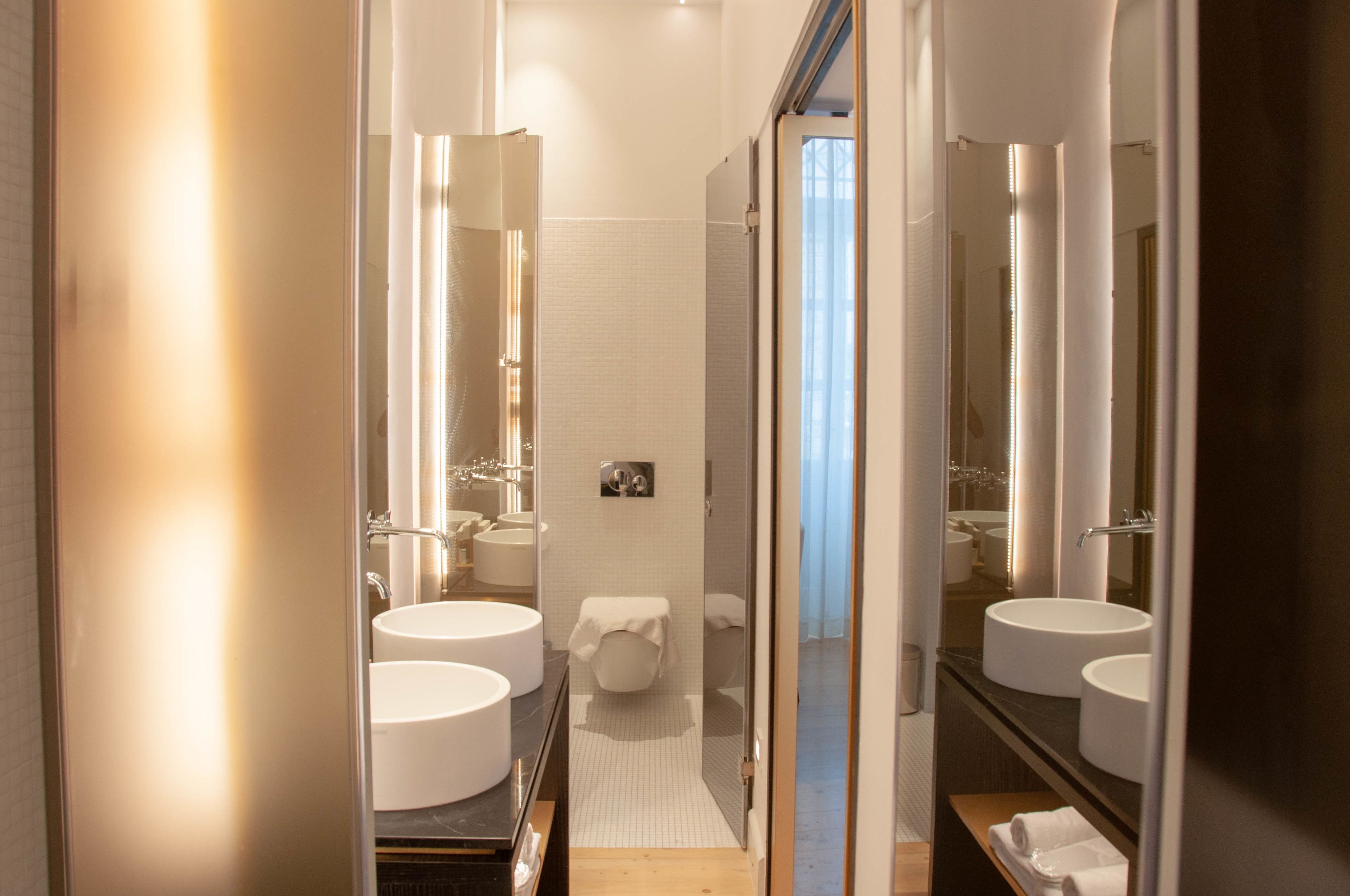 shower, free toiletries, hair dryer, bathrobes